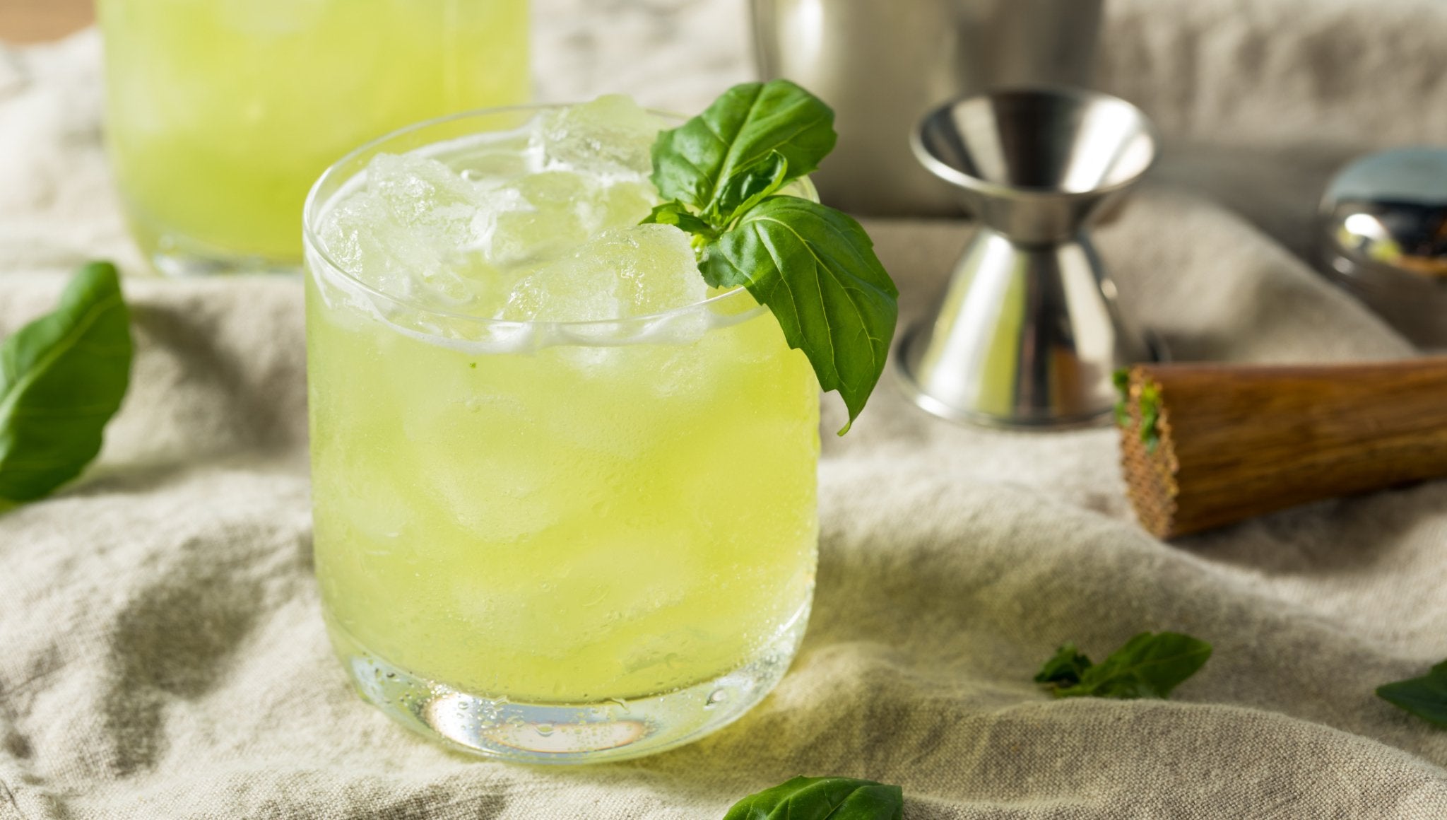 Gin-Basil-Smash-Recipe The Bottle Club