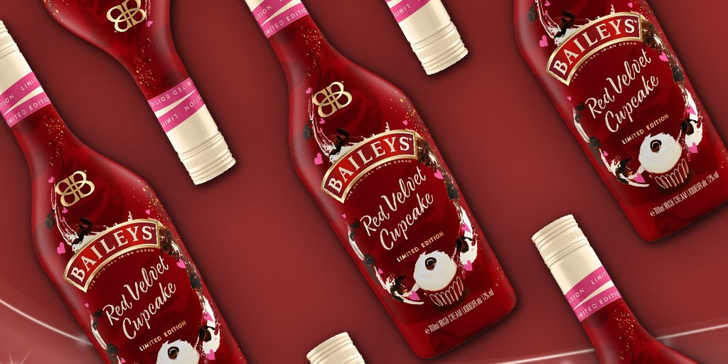 BAILEYS RED VELVET CUPCAKE - UK THE BOTTLE CLUB