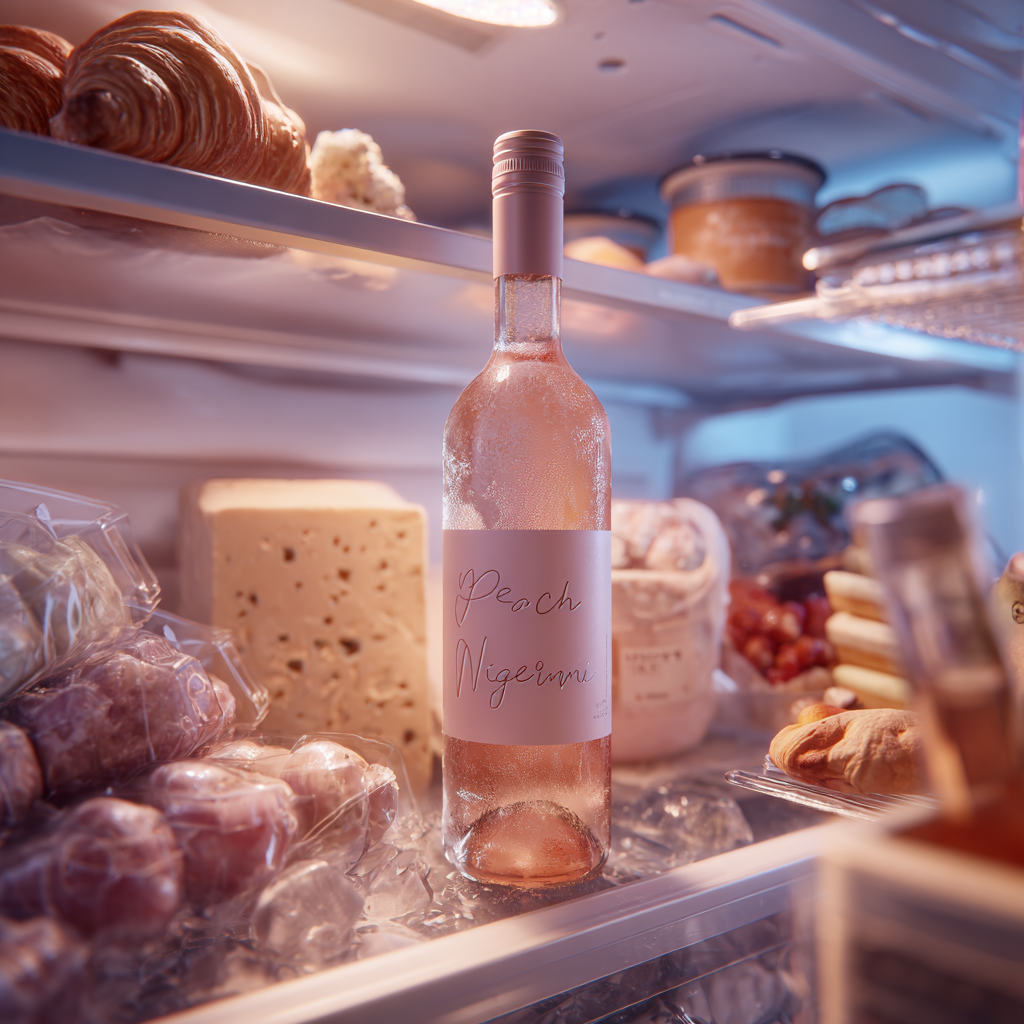 Freezer Door Peach Negroni Cocktail Recipe