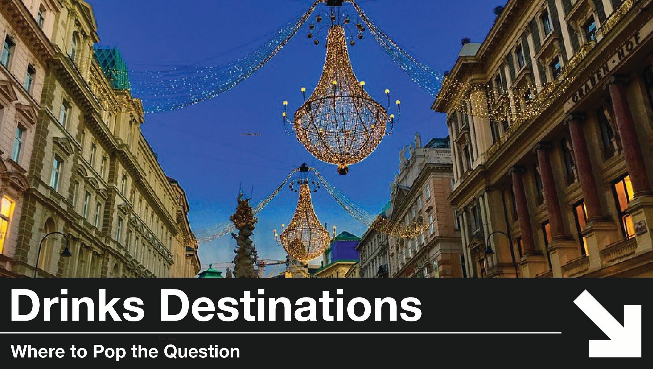 Drinks Destinations: Where to Pop the Question Over the Perfect Drink