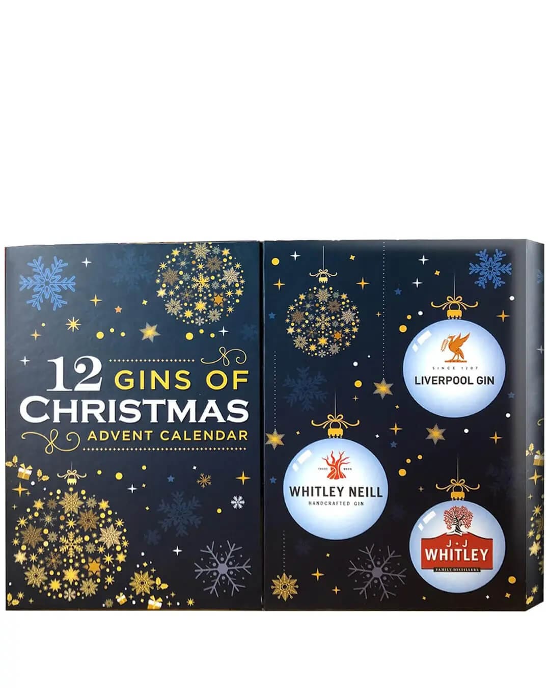 12 Gins of Christmas Advent Halewood Spirit Miniatures 4500306545028