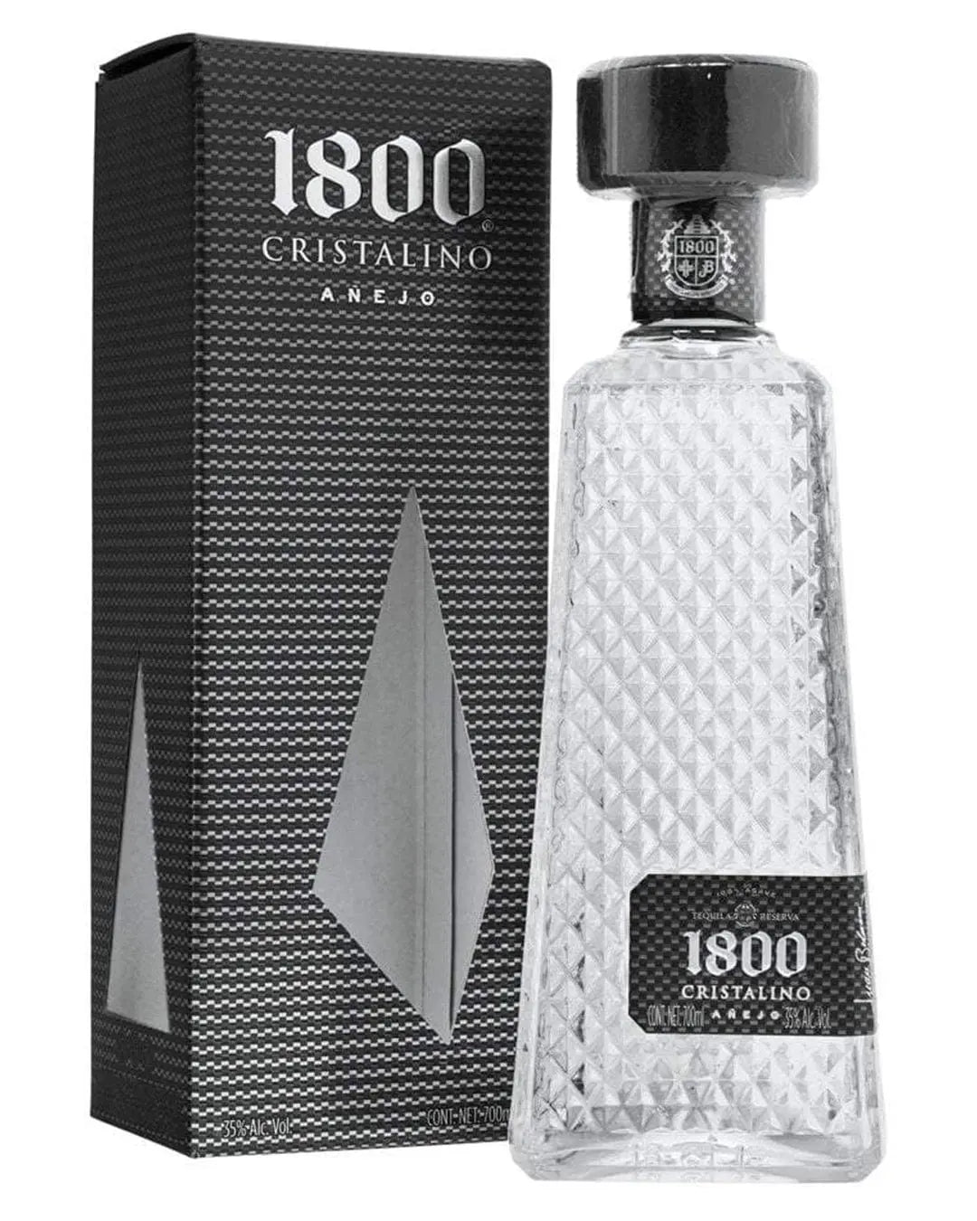 1800 Cristalino Anejo Tequila, 70 cl Tequila & Mezcal 7501035013483