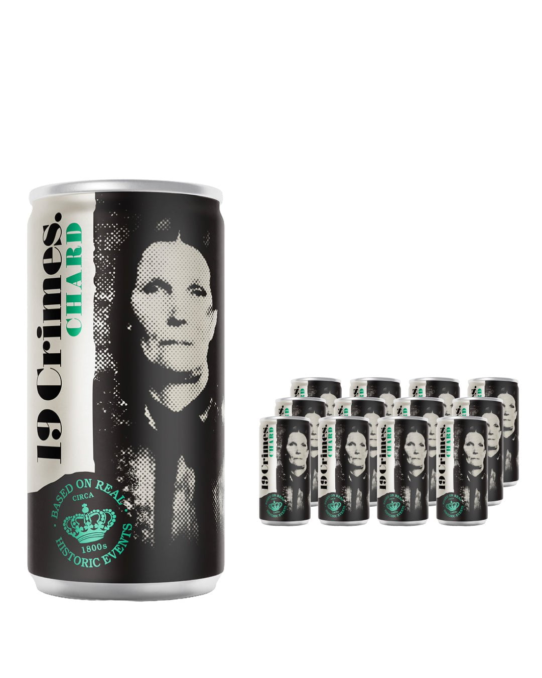 19 Crimes Chard Can Multipack, 12 x 187 ml White Wine