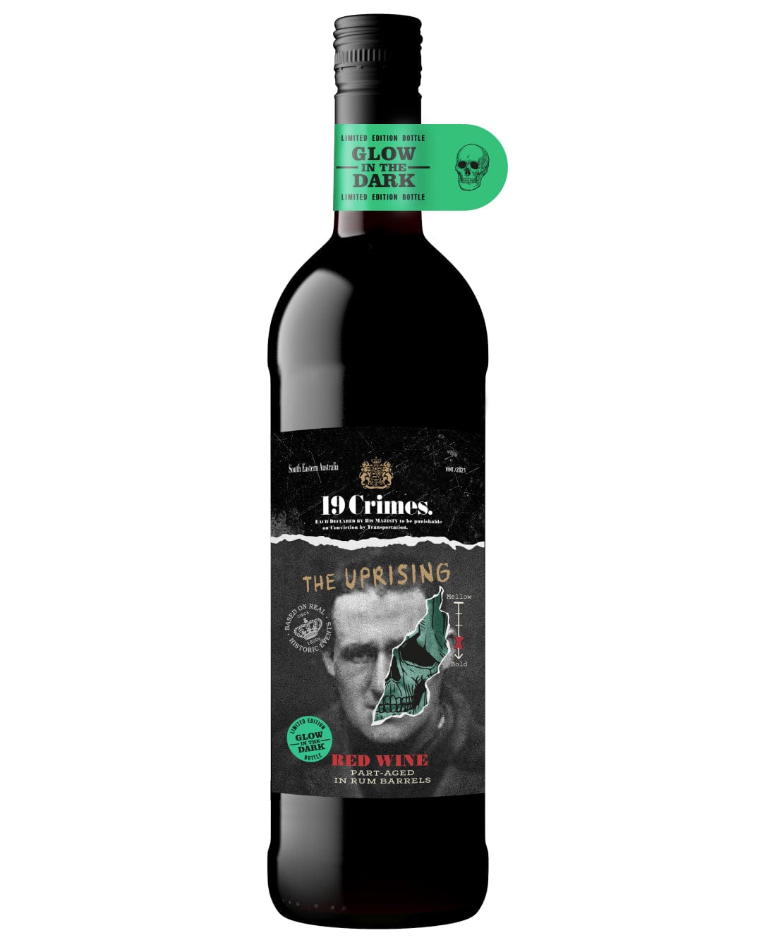 19 Crimes The Uprising Glow In The Dark, 75 cl Red Wine 9311220005661