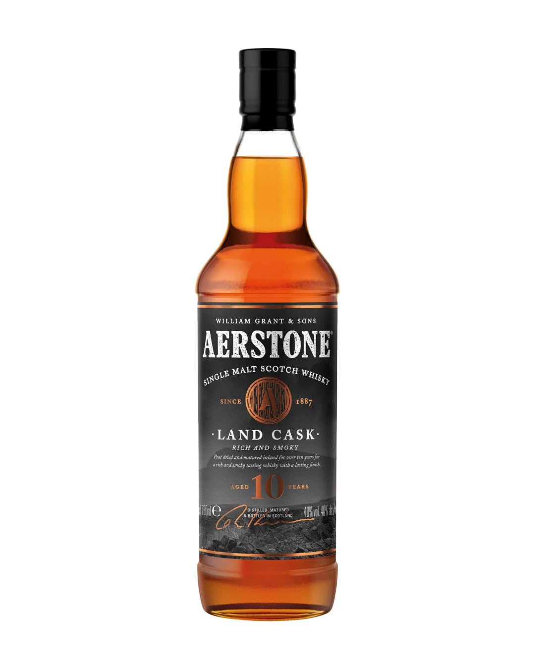 Aerstone Land Cask 10 Year Old Single Malt Scotch Whisky, 70 cl Whisky