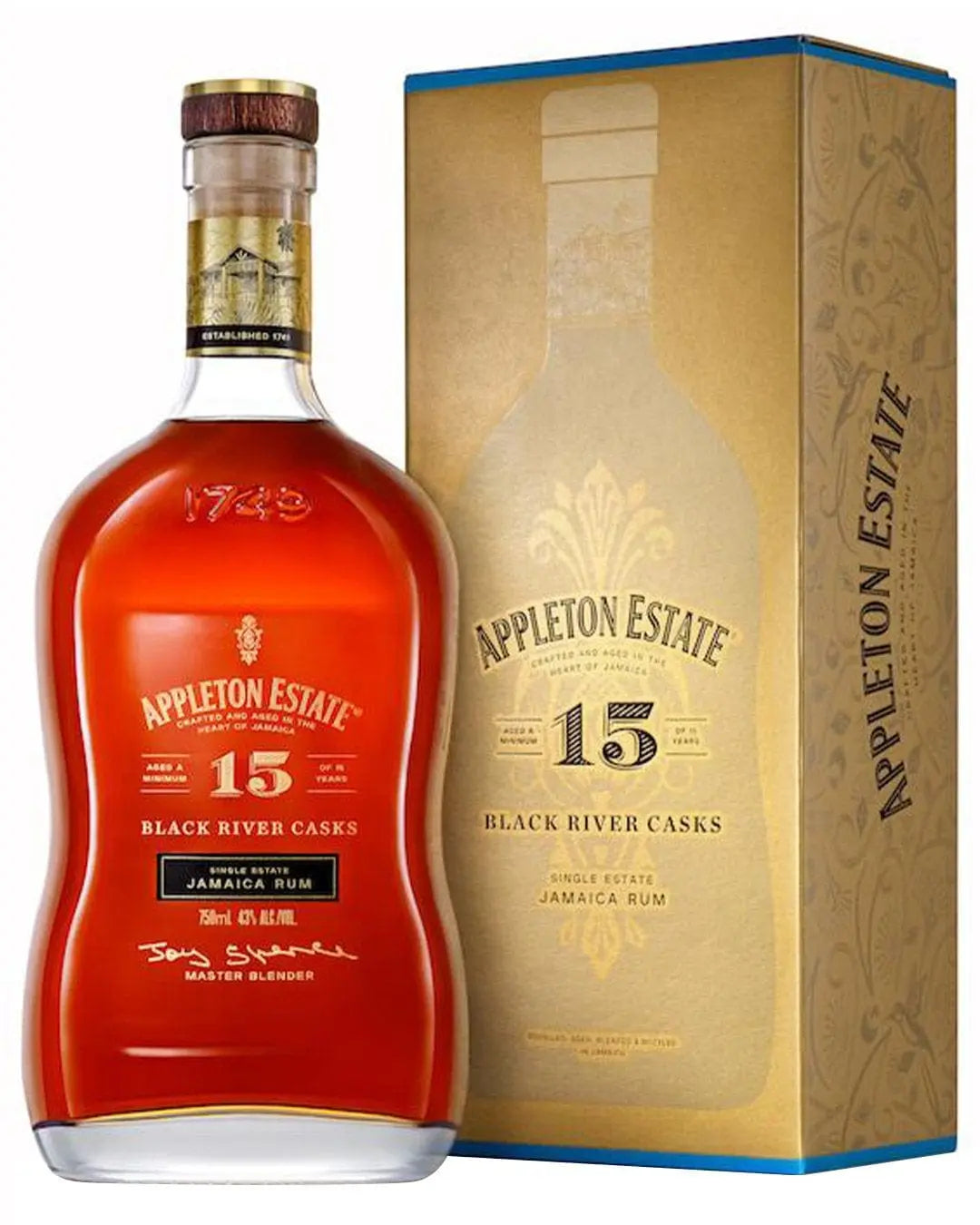 Appleton Estate 15 Year Old Black River Casks Rum, 70 cl Rum 5024576212105