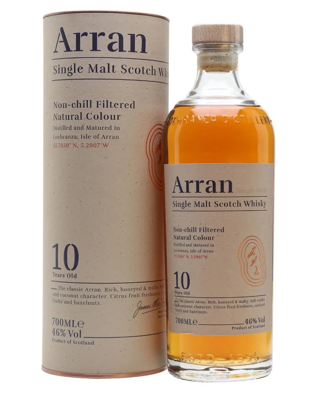 Arran 10 Year Old Single Malt Whisky, 70 cl Whisky
