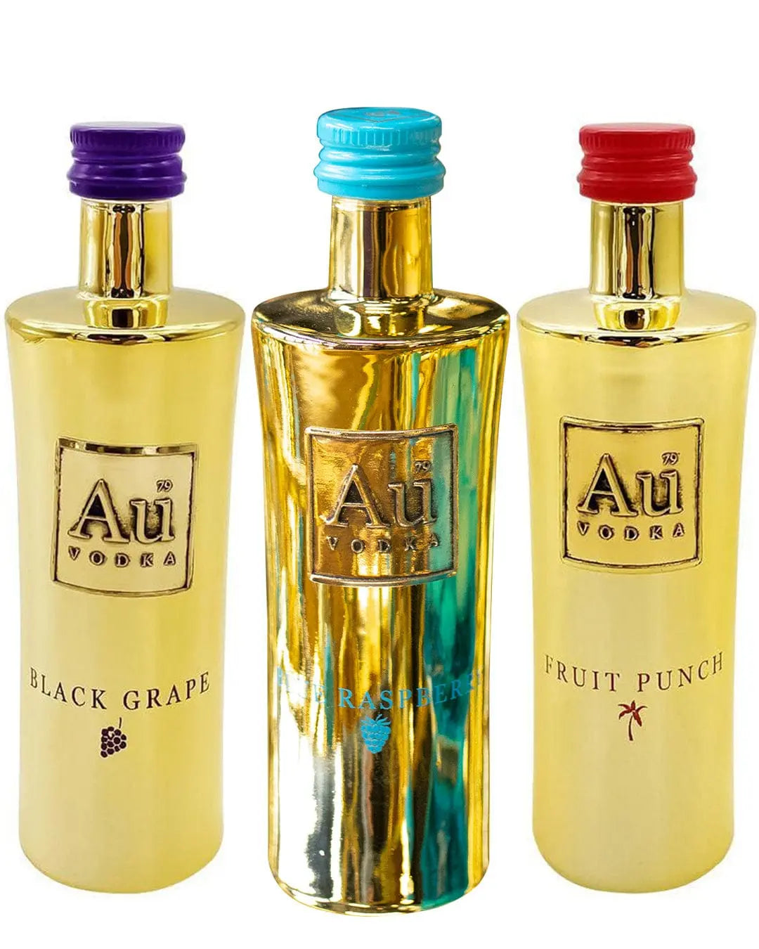 Au Vodka Exclusive Flavour Trio Miniature Gift Set, 3 x 5 cl Spirit Miniatures