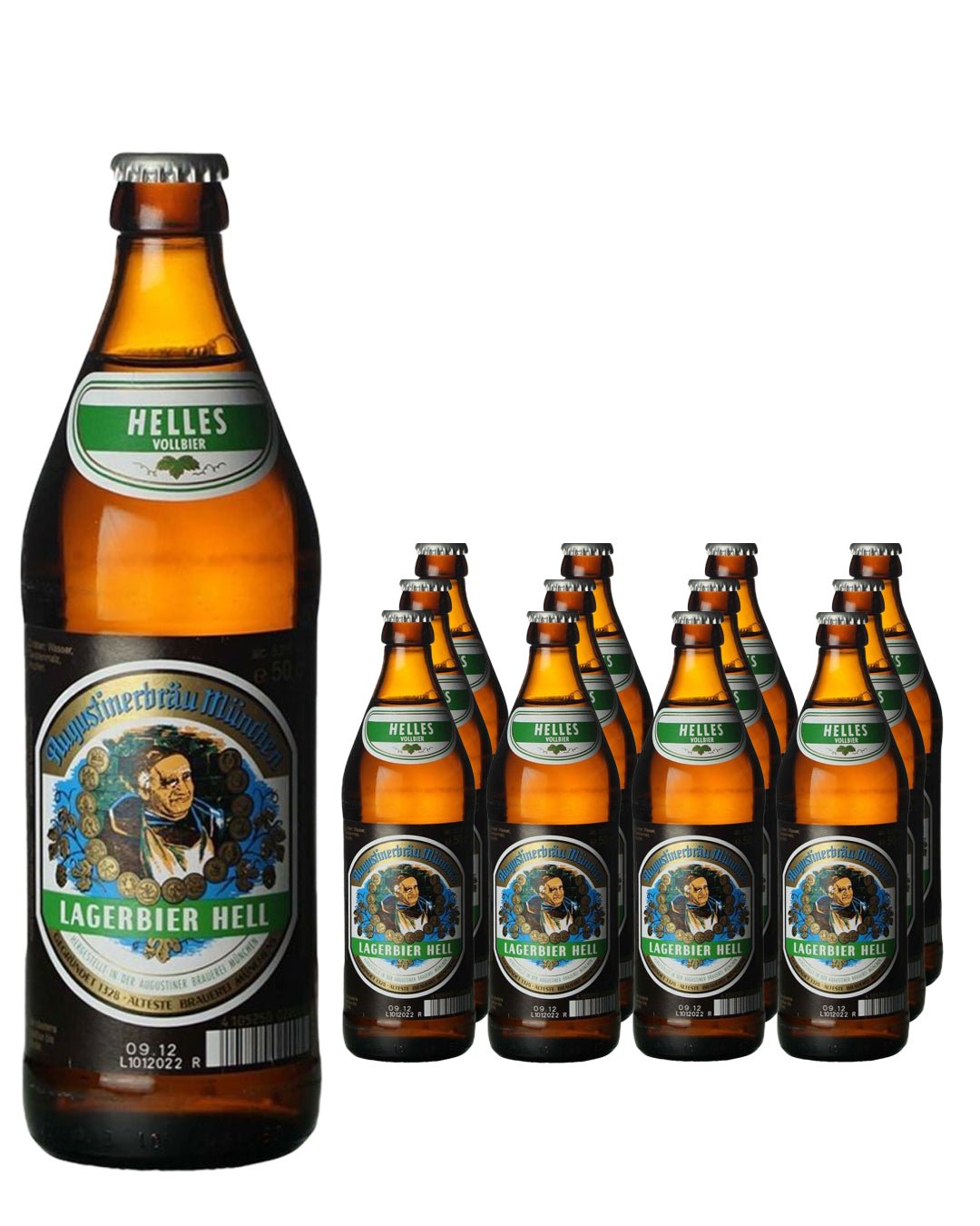 Augustiner Helles Lager Multipack, 12 x 500 ml Beer