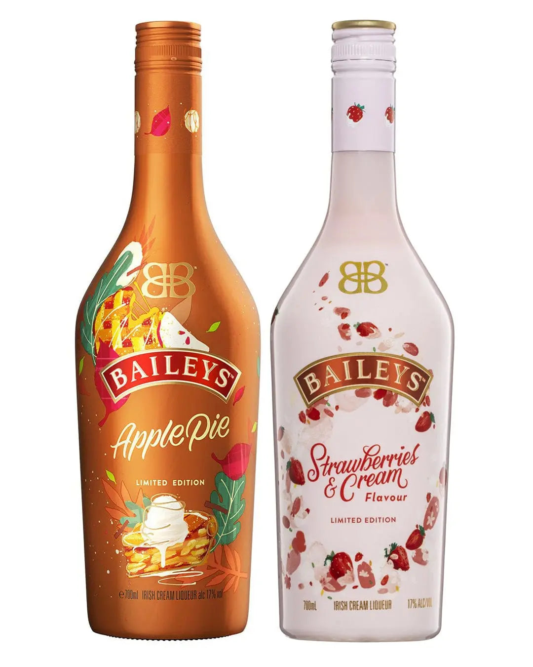 Baileys Apple & Strawberry Irish Cream Dessert Duet, 2 x 70 cl Liqueurs & Other Spirits 05011013100156
