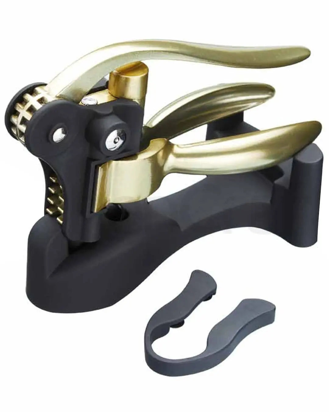BarCraft Deluxe Gold Lever-Arm Corkscrew Gift Set Barware