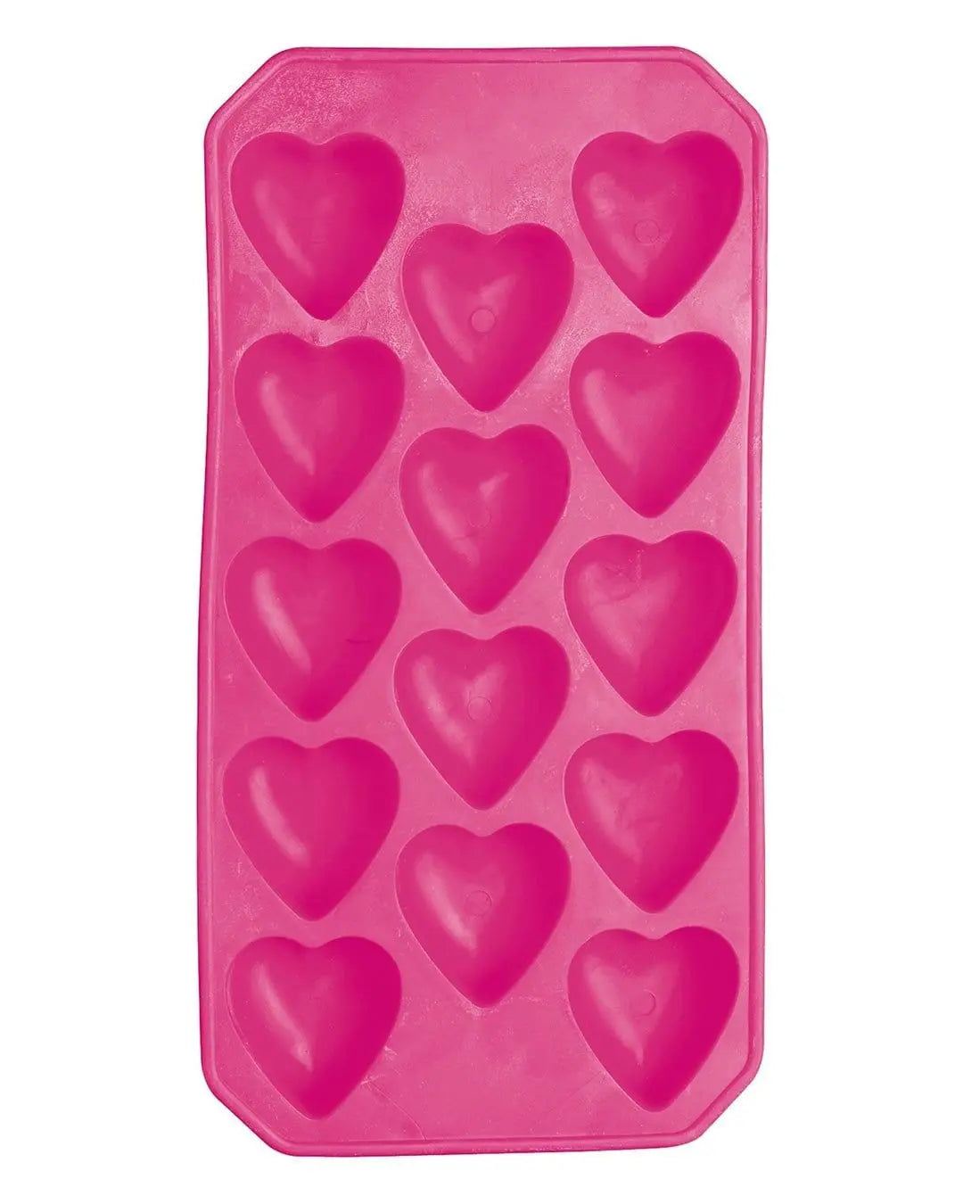 BarCraft Flexible Heart Shaped Ice Cube Tray Barware