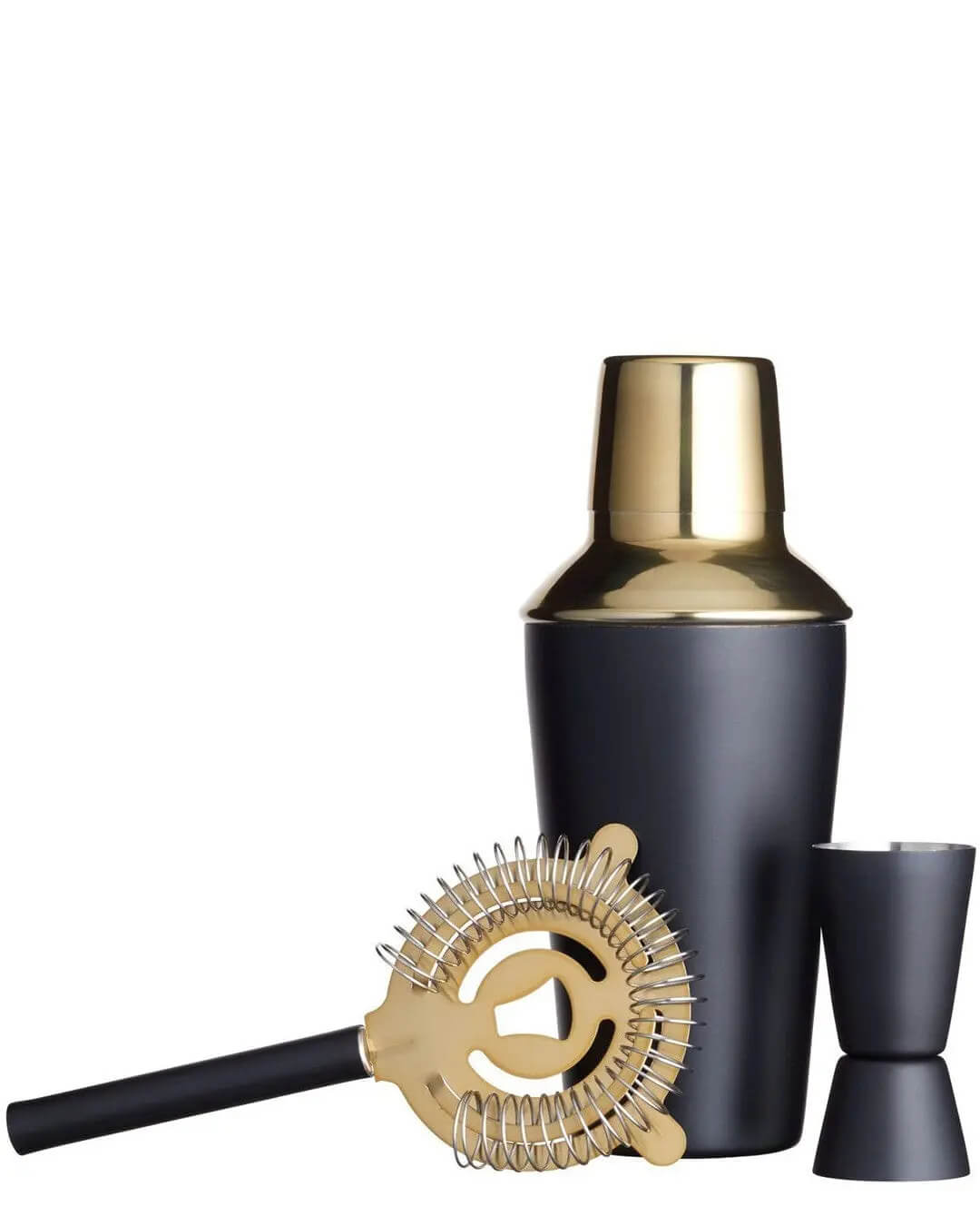 BarCraft Luxury Stainless Steel Cocktail Making Kit - Brass Finish (3-Piece Gift Set) Barware 5028250713018