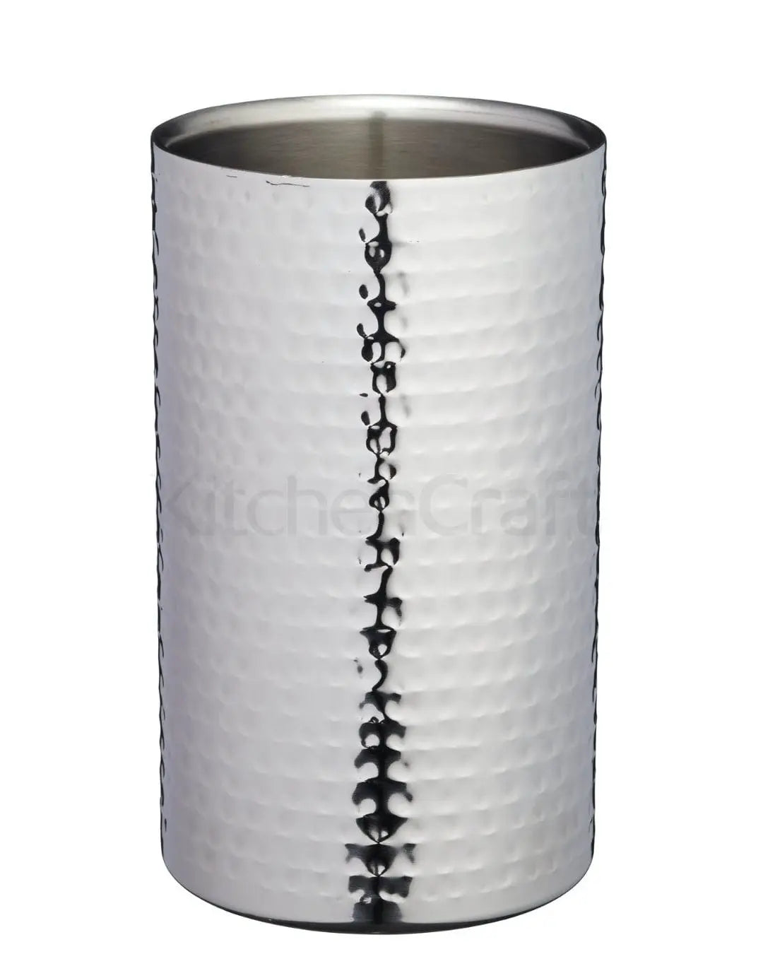Barcraft Stainless Steel Double Wall Hammered Wine Cooler Tableware 5028250127112