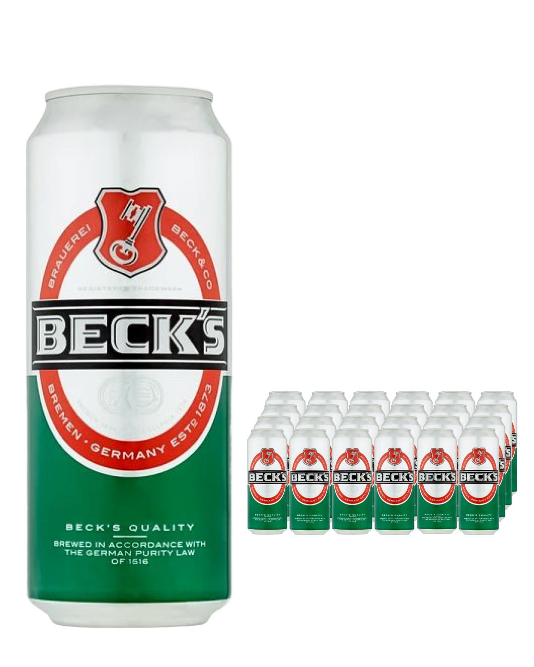 Becks Lager Multipack, 24 x 440 ml Beer 5014379010886