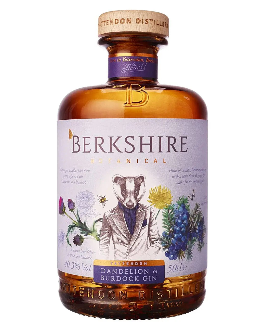 Berkshire Botanical Dandelion & Burdock Gin, 50 cl Gin