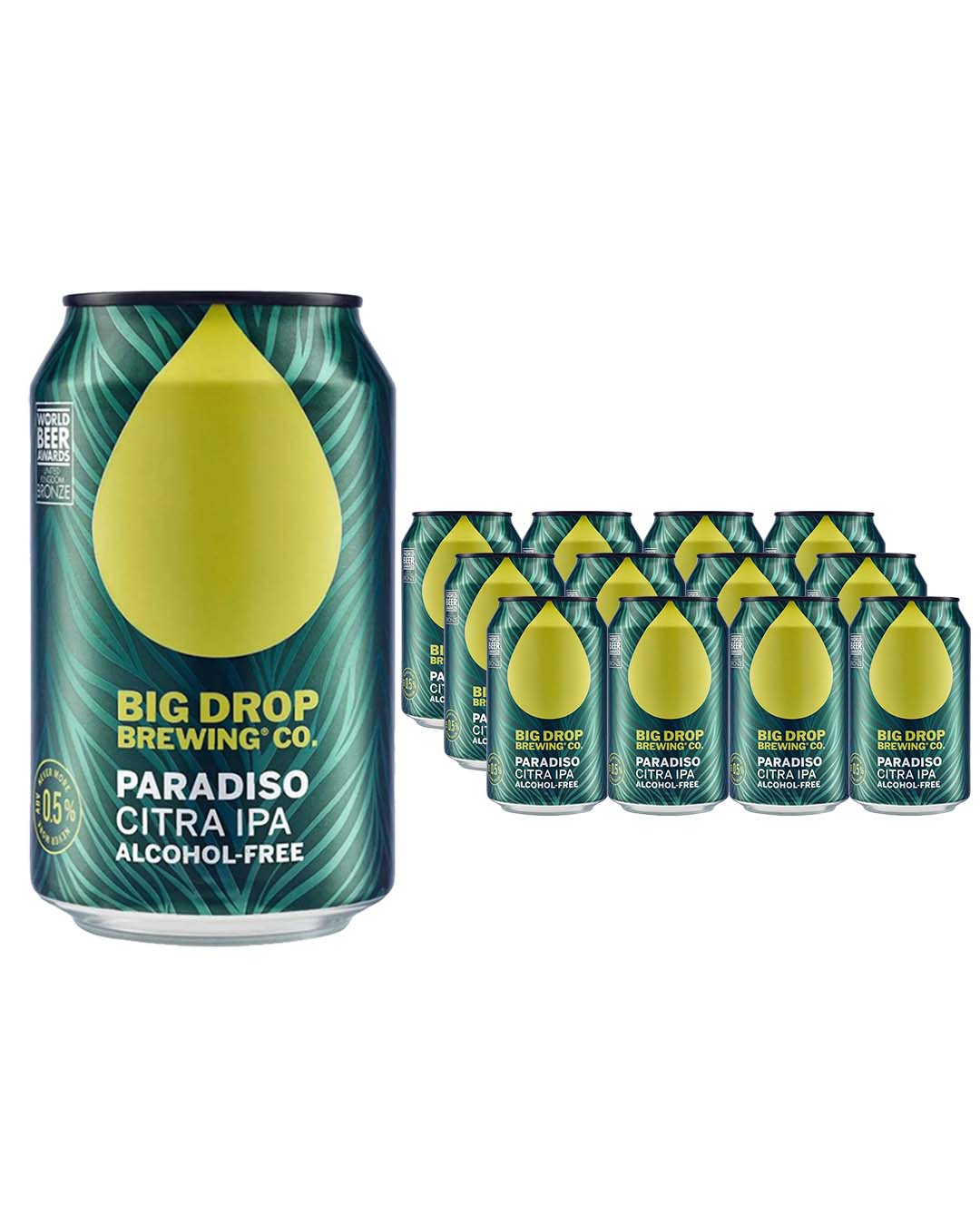 Big Drop Brewing Paradiso Citra IPA Beer Multipack, 12 x 330 ml Beer