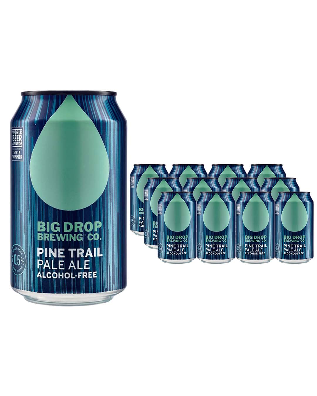 Big Drop Brewing Pine Trail Pale Ale Multipack, 12 x 330 ml Beer