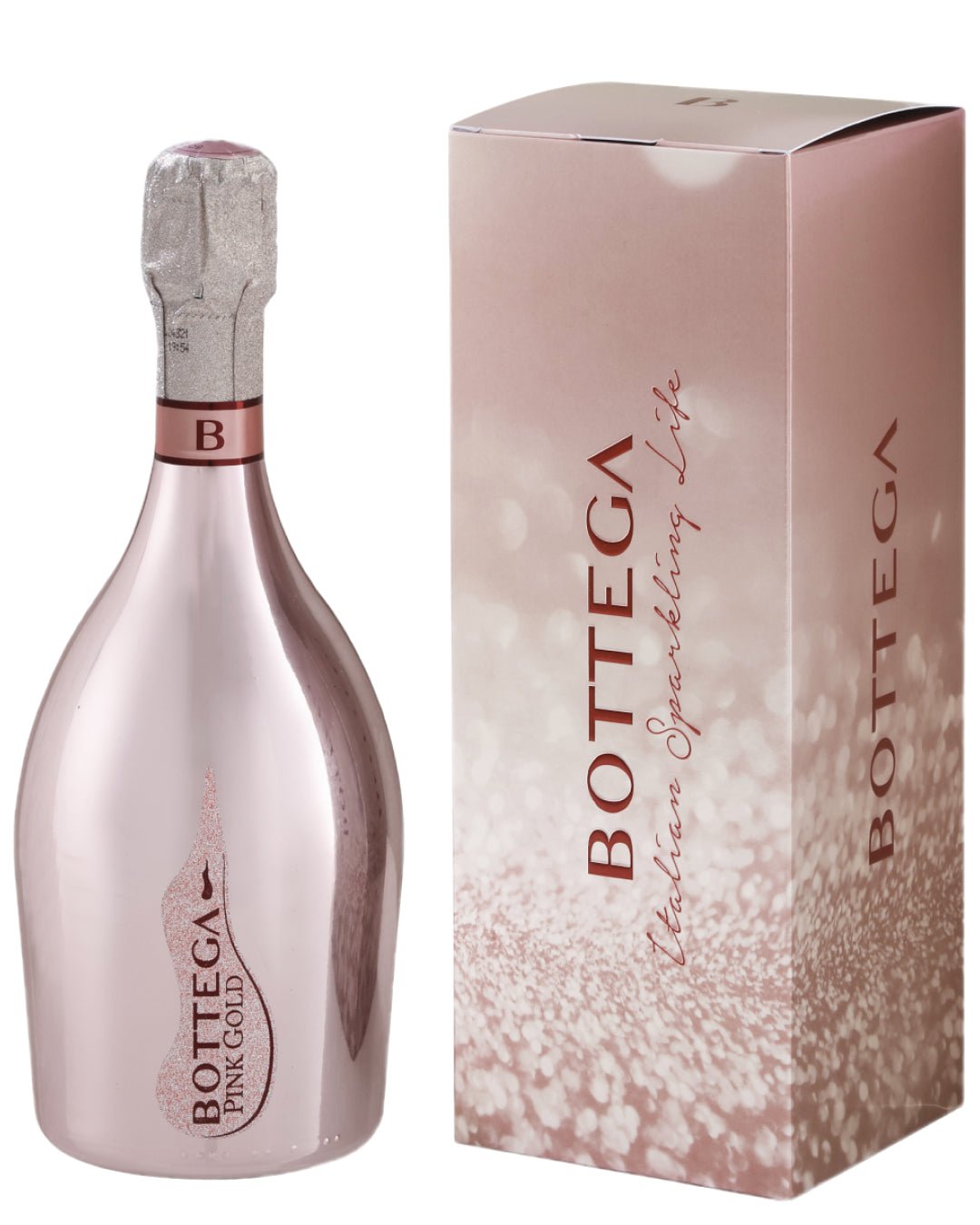 Bottega Pink Gold Prosecco Gift Box, 75 cl Champagne & Sparkling