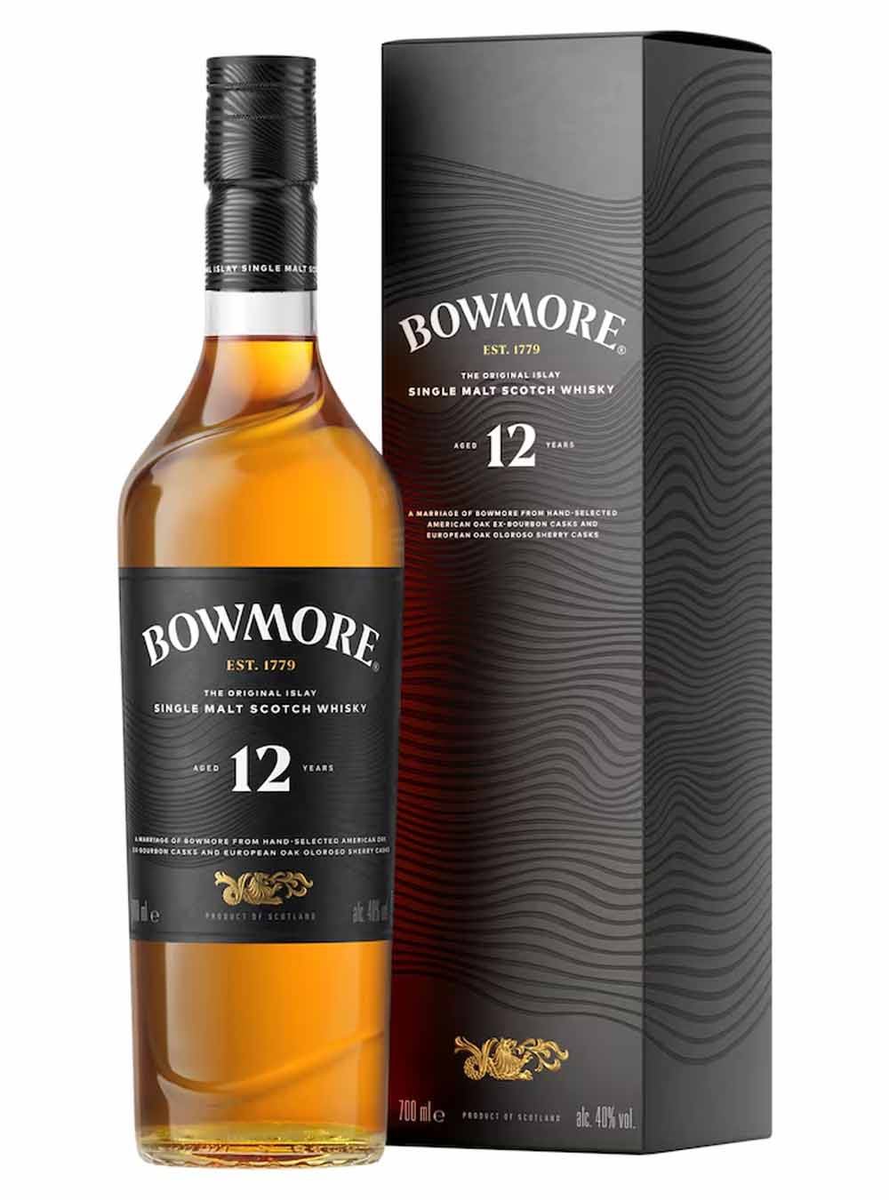 Bowmore 12 Year Old Whisky, 70 cl Whisky 5010496080818