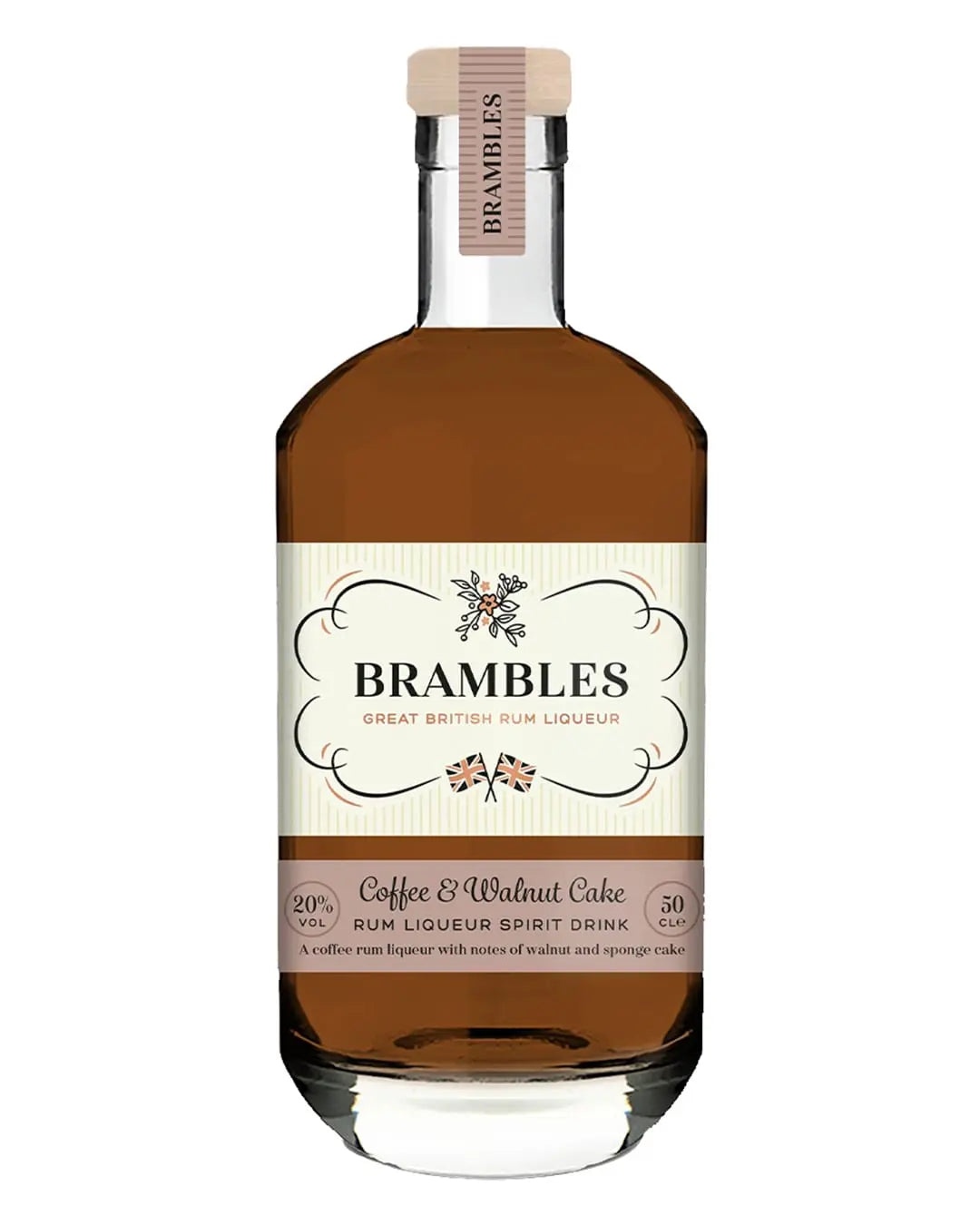 Brambles Rum Liqueurs Coffee & Walnut, 50 cl Rum