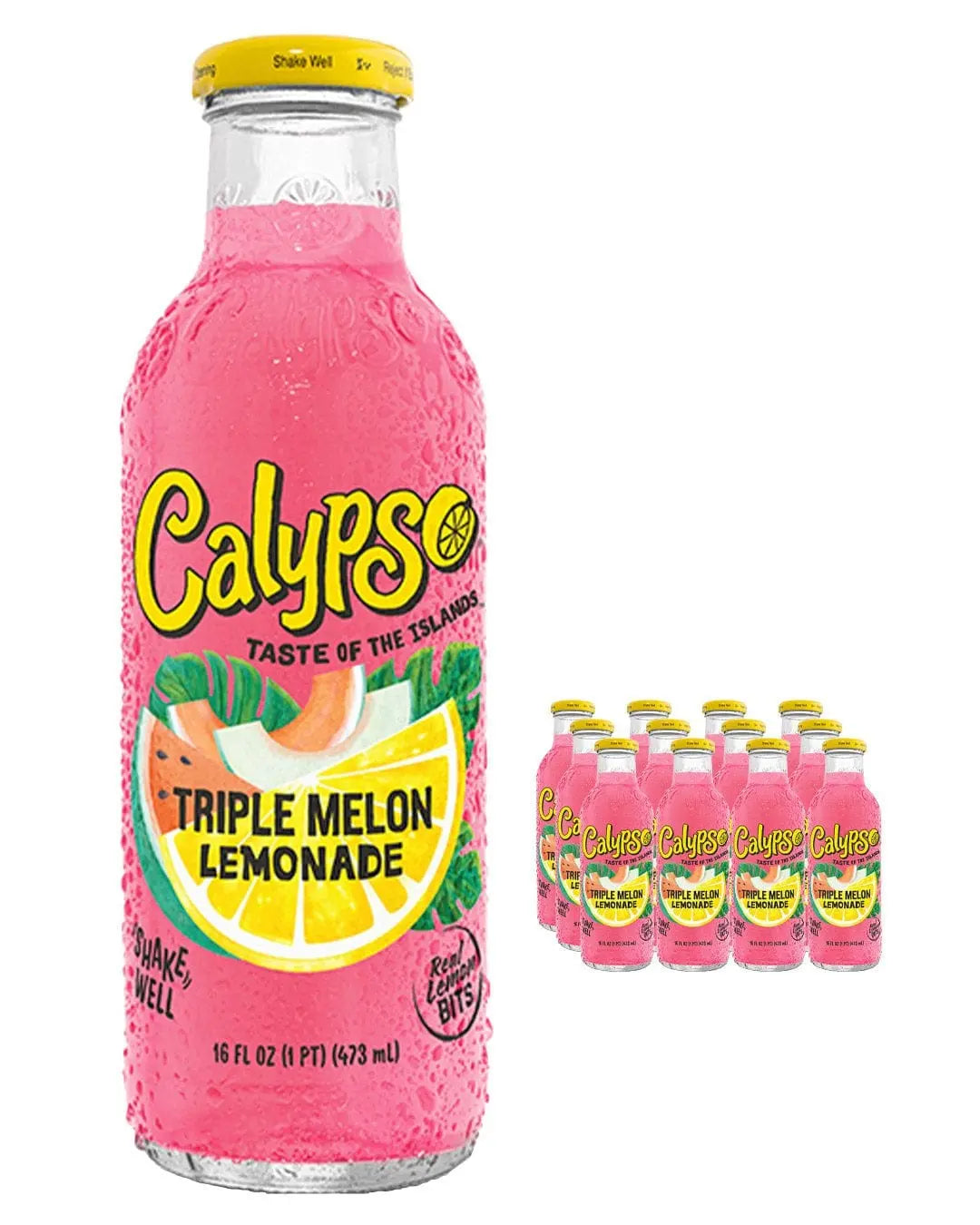 Calypso Triple Melon Lemonade Multipack, 12 x 591 ml Soft Drinks & Mixers