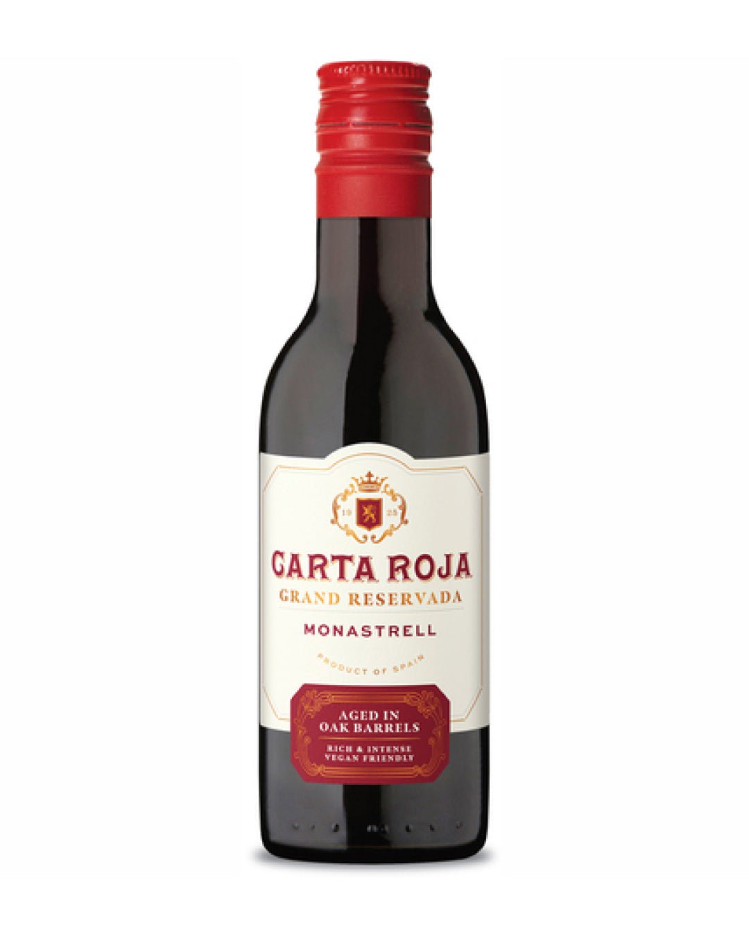 Carta Roja Grand Reservada Monastrell Miniature, 187 ml Red Wine
