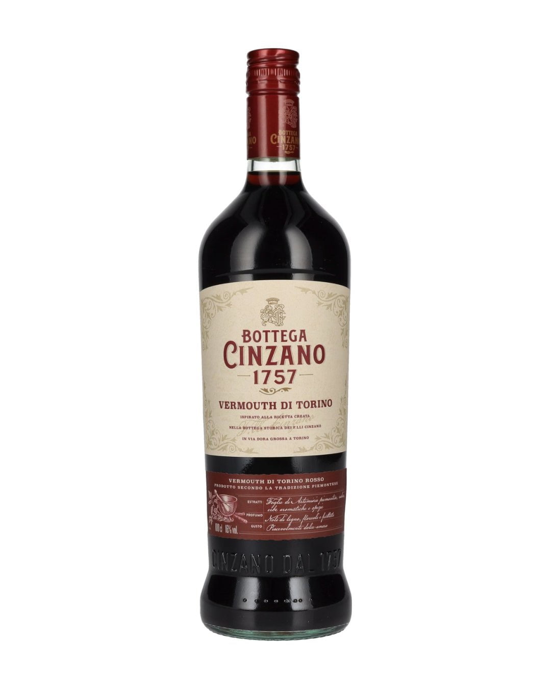 Cinzano Vermouth di Torino Rosso 1757, 1 L Fortified & Other Wines 8000020175803