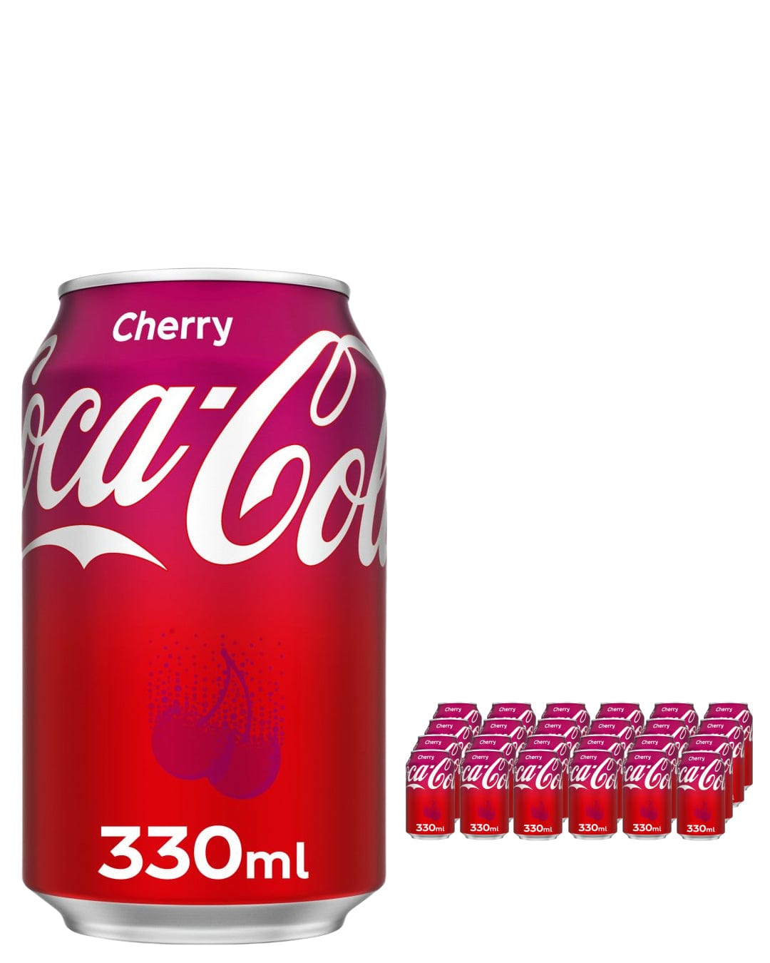 Coca Cola Cherry Can Multipack, 24 x 330 ml Soft Drinks & Mixers