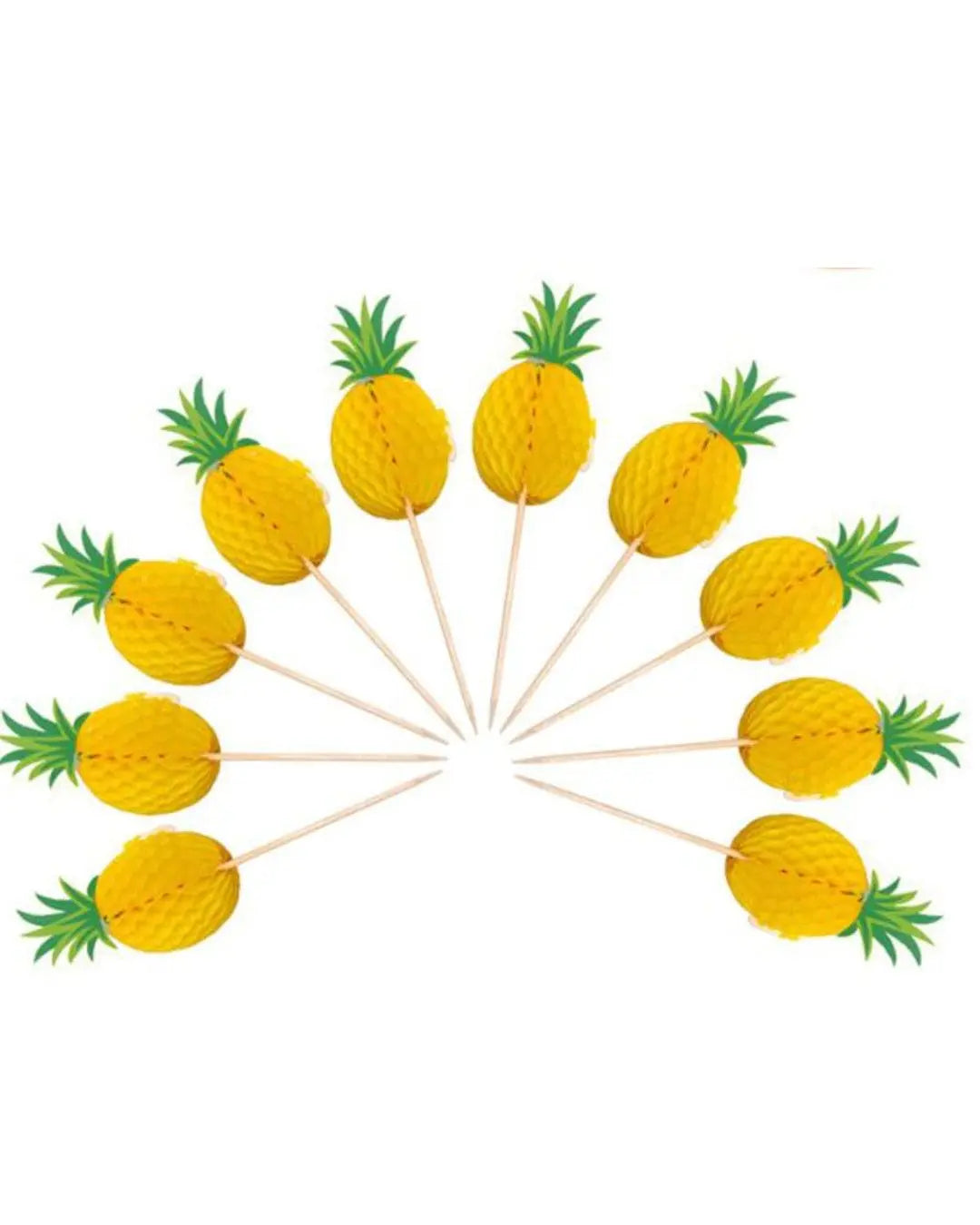 Cocktail Umbrellas Pineapple Barware