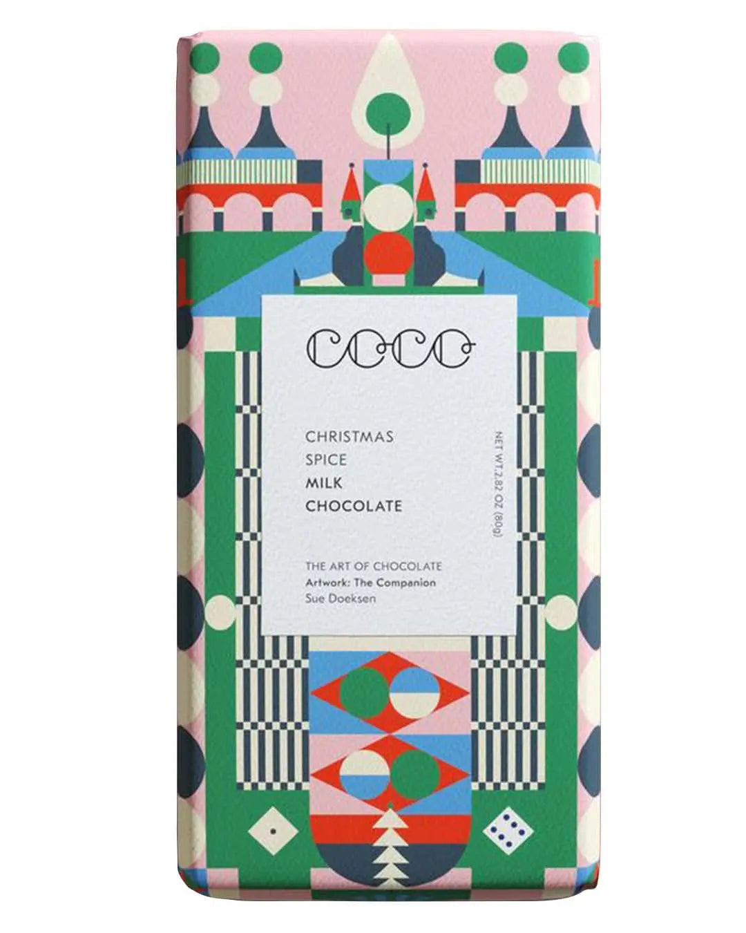 COCO Christmas Spice Chocolate Bar, 80 g Chocolate