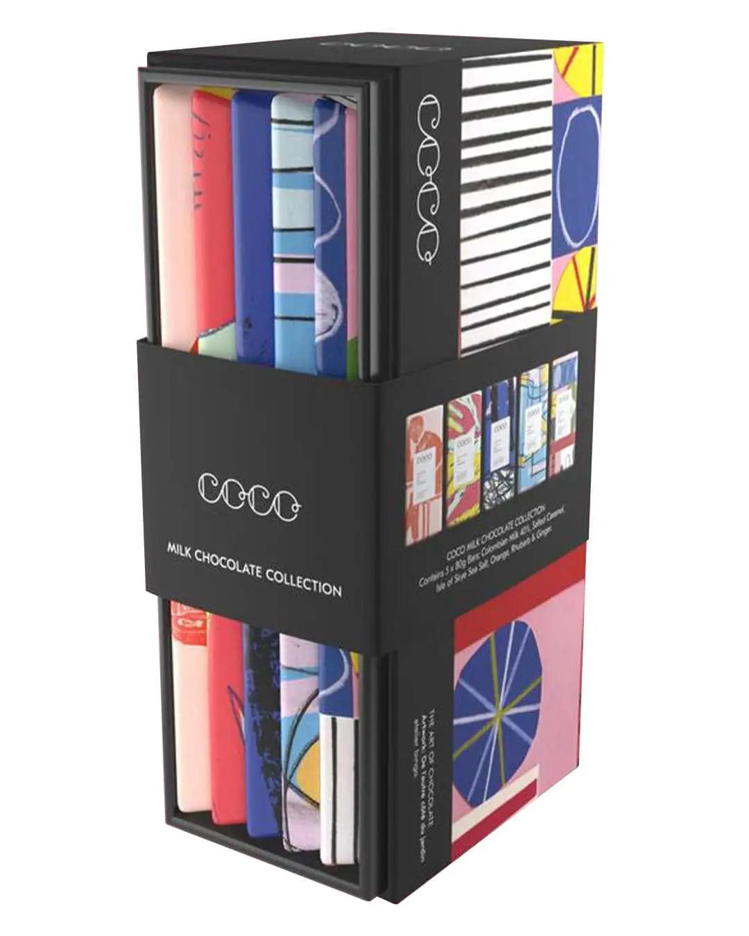 COCO Five Bar Milk Collection Chocolate, 5 x 80 g Chocolate