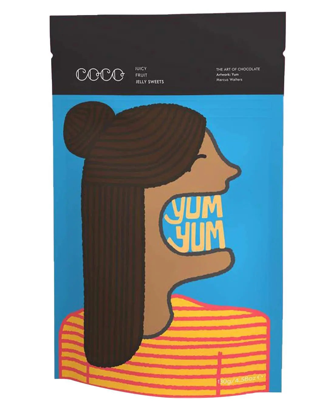 COCO Juicy Fruit Jelly Sweets, 130 g Chocolate