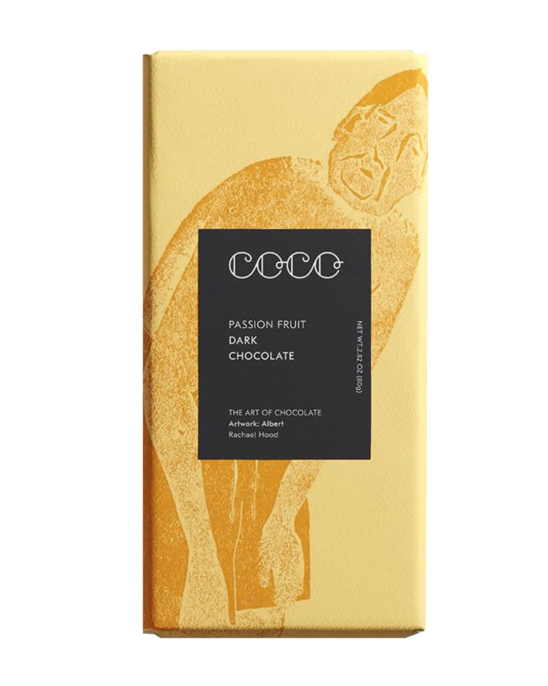 COCO Passion Fruit Chocolate Bar, 80 g Chocolate 5060149468340