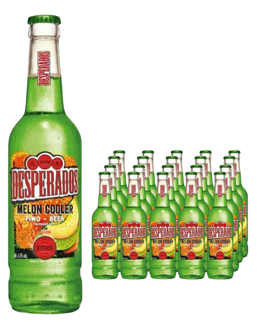 Desperados Melon Cooler Gin Lager Beer Multipack, 20 x 400 ml Beer 5900699106319