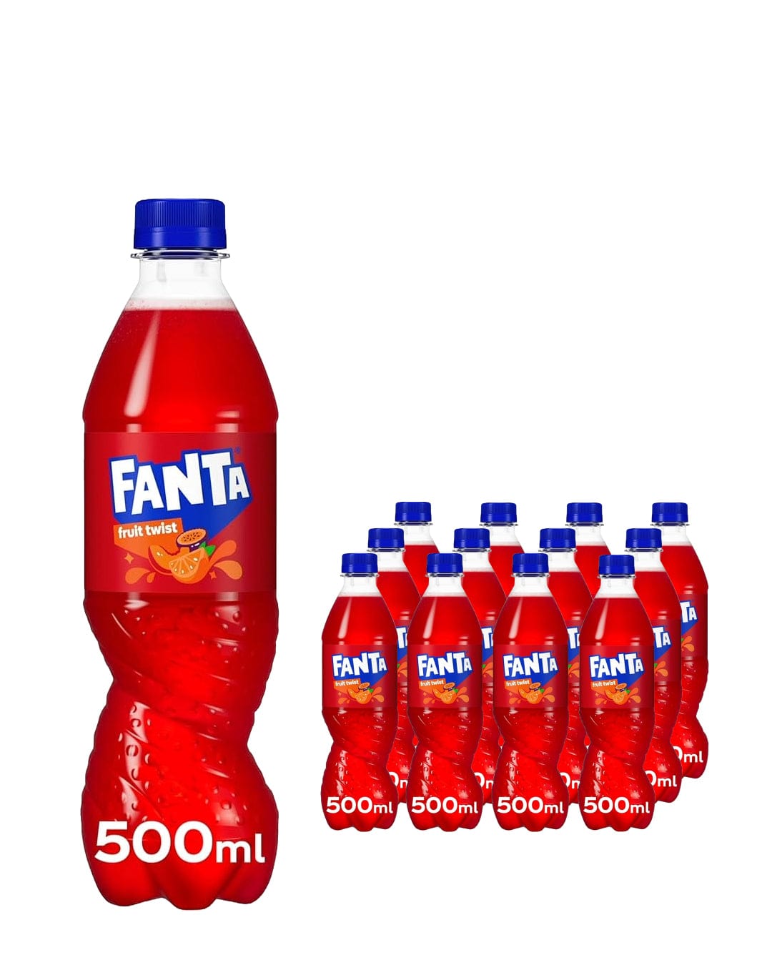 Fanta Fruit Twist Multipack, 12 x 500 ml Soft Drinks & Mixers