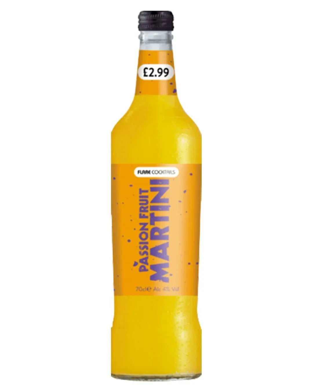 Flare Cocktails Passionfruit Martini Premixed Cocktail, 70 cl Ready Made Cocktails
