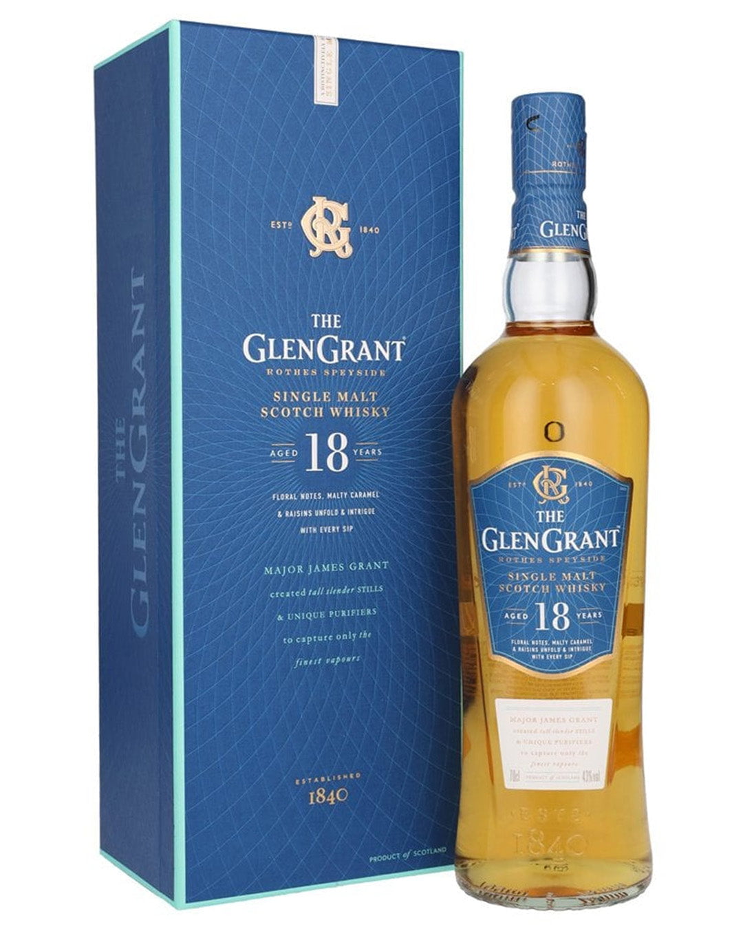 Glen Grant 18 Year Old Whisky, 70 cl Whisky 8000040630382