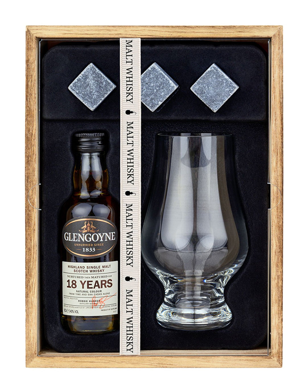 Glengoyne 18 Year Old Single Malt Scotch Whisky Gift Pack, 5 cl Spirit Miniatures
