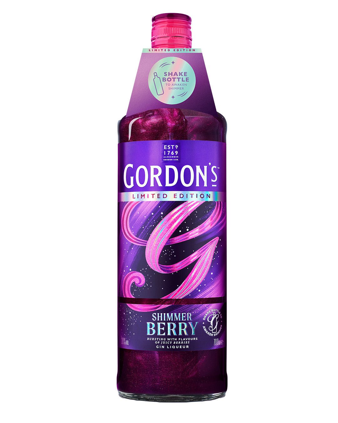 Gordon's Shimmer Berry Gin, 70 cl Gin