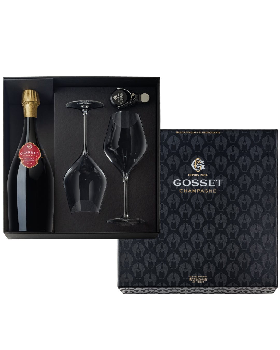 Gosset Grand Reserve Champagne Gift Set, 75 cl Champagne & Sparkling