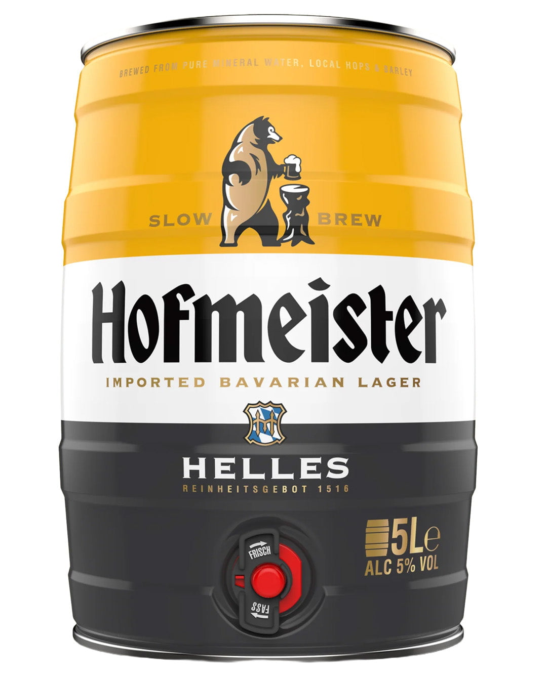 Hofmeister Helles Lager Mini Keg, 5 L Beer