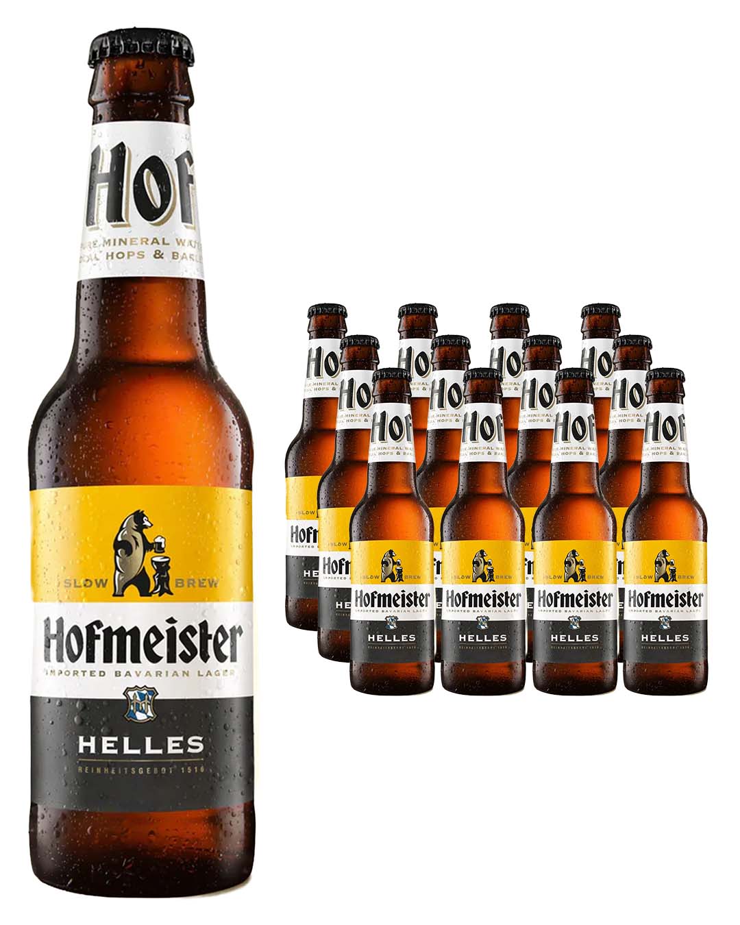 Hofmeister Helles Lager Multipack, 12 x 330 ml Beer