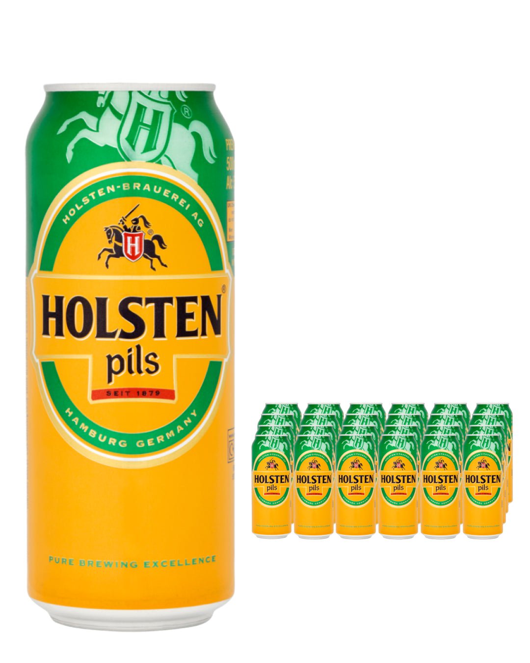 Holsten Pils Premium Pilsner Multipack, 24 x 500 ml Beer 5010153745340