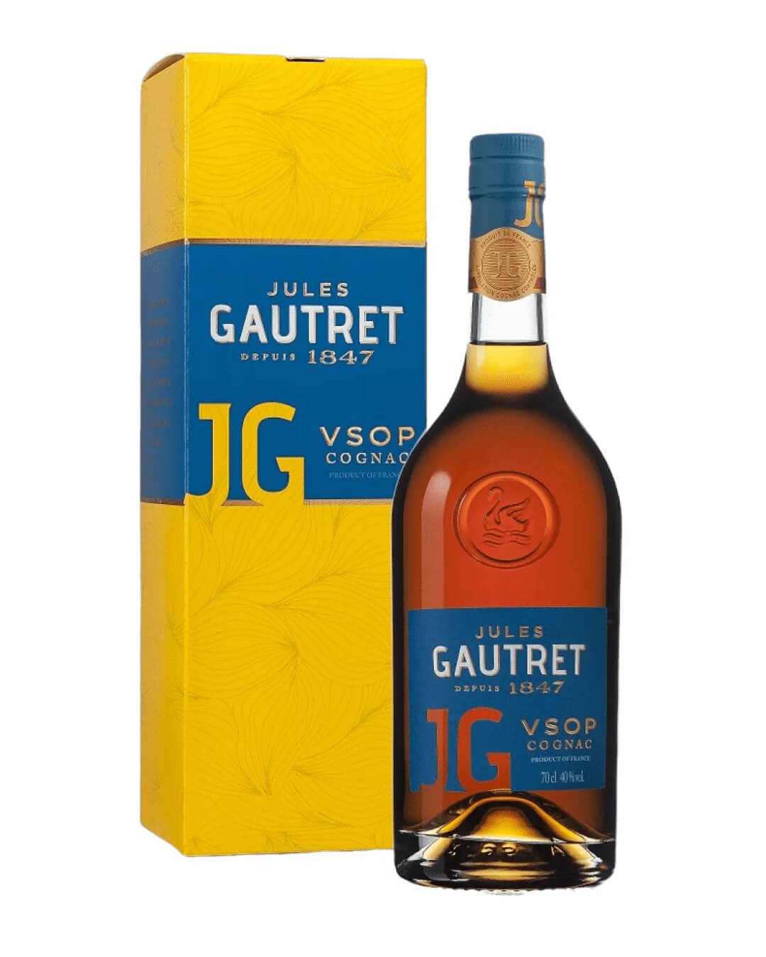 Jules Gautret VSOP Cognac Gift Box, 70 cl Cognac & Brandy