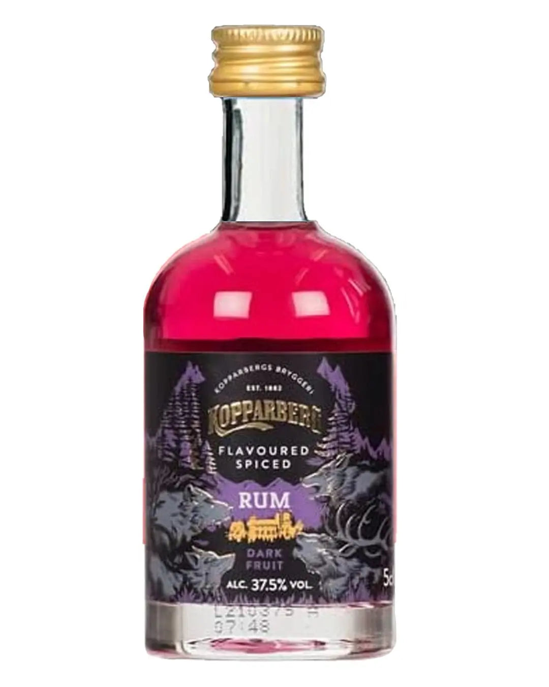Kopparberg Dark Fruit Spiced Rum Miniature, 5 cl Spirit Miniatures 7393714660374