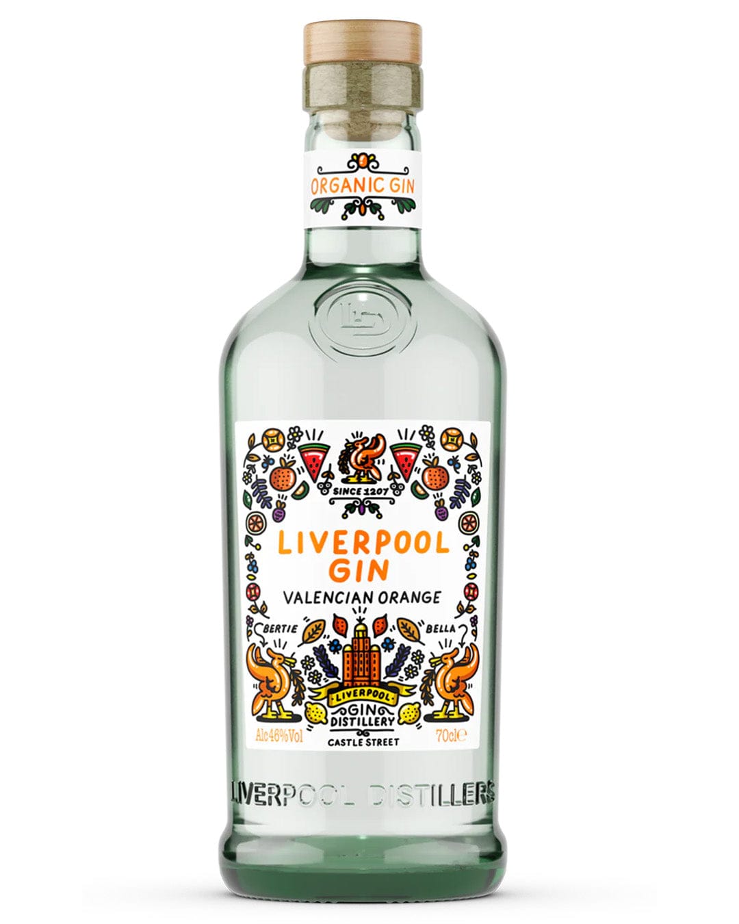 Liverpool Valencian Orange Gin, 70 cl Gin 5011166055204