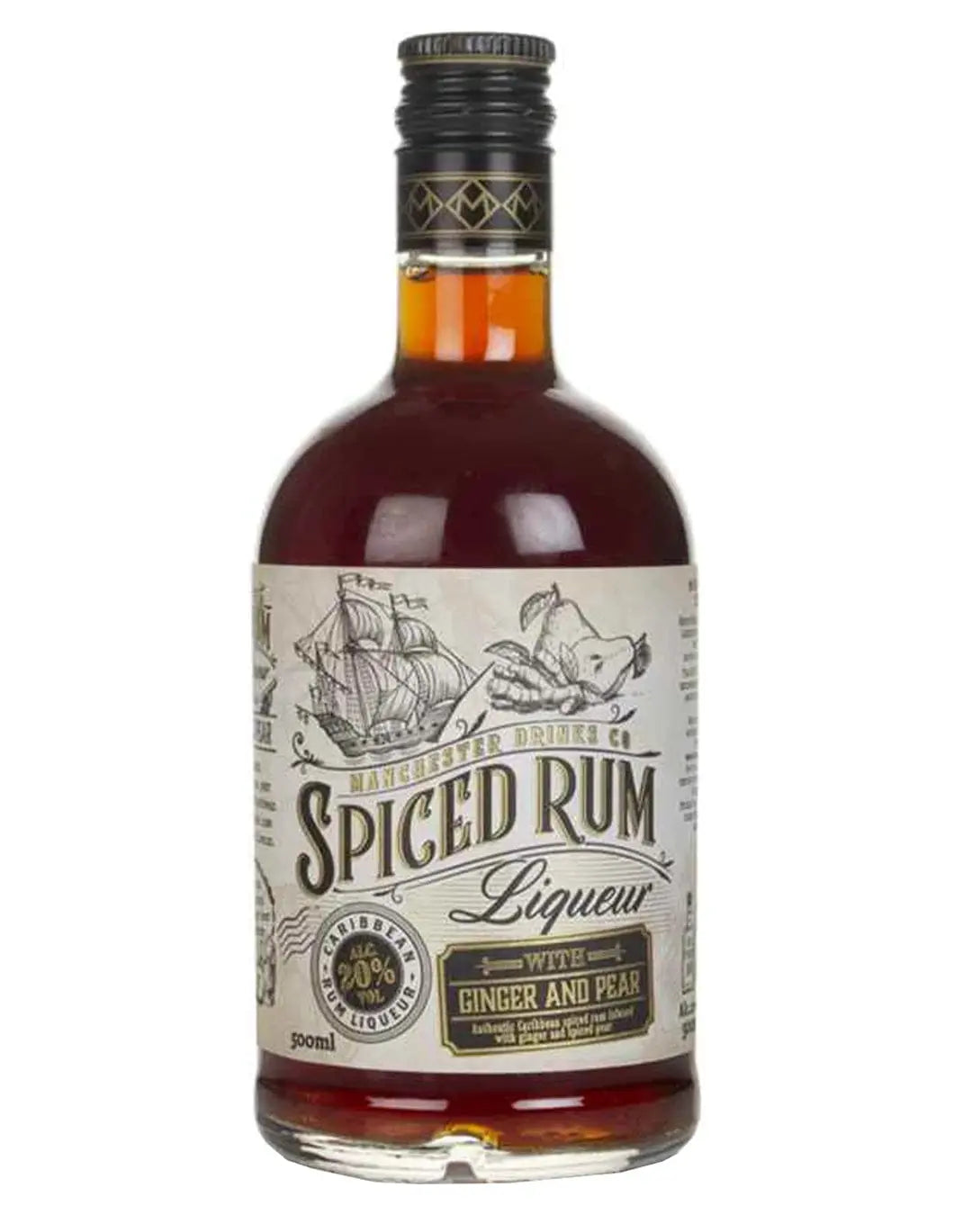 Manchester Drinks Co. Ginger & Pear Rum Liqueur, 50 cl Rum