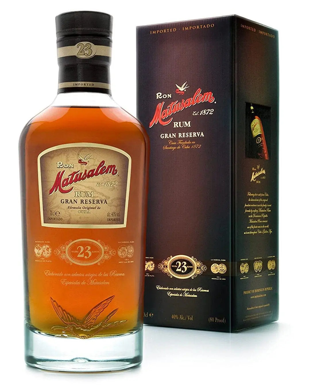 Matusalem 23 Year Old Gran Reserva Rum, 70 cl Rum 766094110055