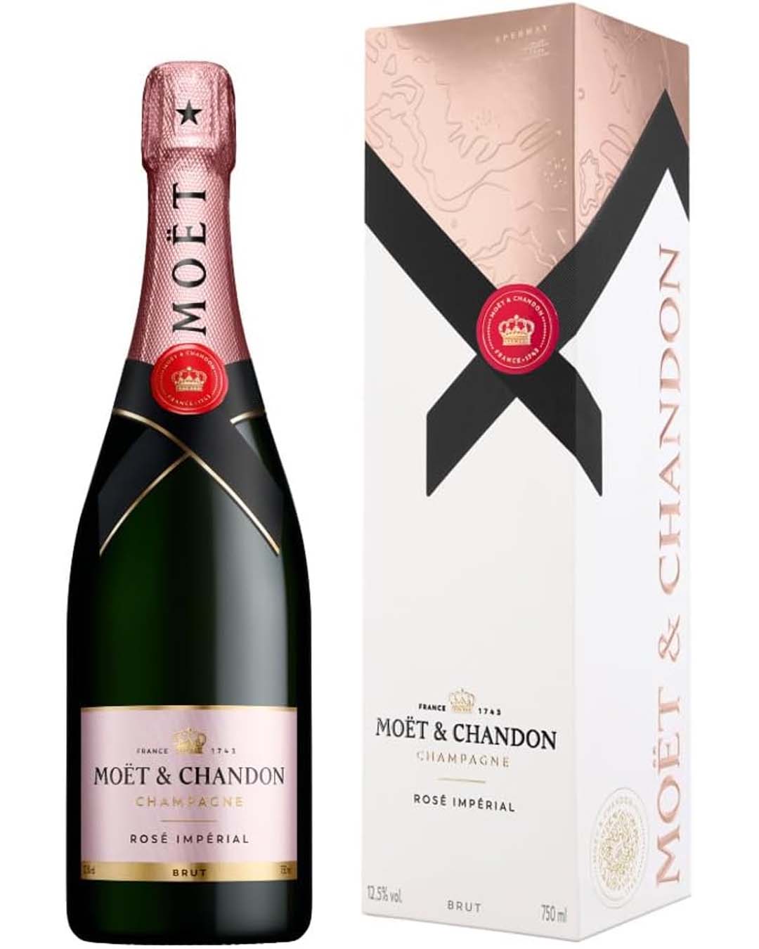 Moët & Chandon Rosé Impérial Gift Box, 75 cl Champagne & Sparkling 3185370638484